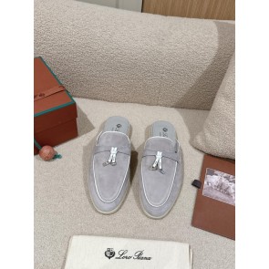 [로로피아나] 스웨이드 바부슈 참스워크 babouche charms walk 블로퍼