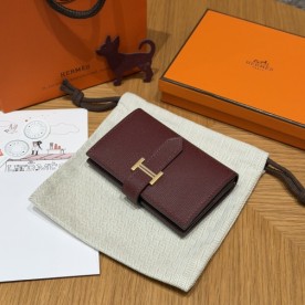 [에르메스] MADAME 베안 카드 반지갑