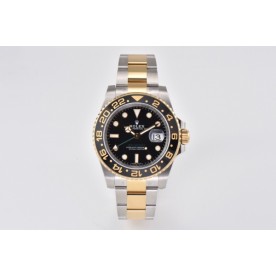 [롤렉스] GMT-마스터2 블랙 콤비 오이스터 스틸 40mm