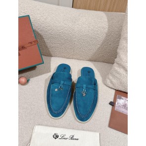 [로로피아나] 스웨이드 바부슈 참스워크 babouche charms walk 블로퍼