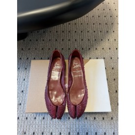 [메종마르지엘라] X Christian Louboutin 타비 발레리나 플랫슈즈