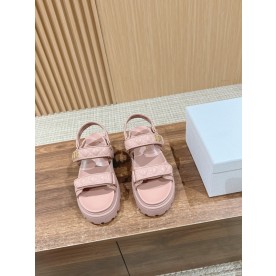 [디올] DIORACT 디올액트 퀼트 벨크로 샌들