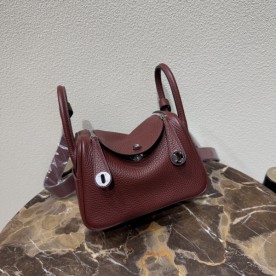 실사 [에르메스] 클레망스 미니 린디 19cm HEREMES MINILINDY