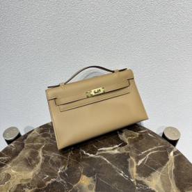 실사 [에르메스] 앱송 미니 켈리 포쉐트 22cm HERMES MINIKELLY