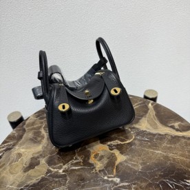 실사 [에르메스] 클레망스 미니 린디 19cm HEREMES MINILINDY