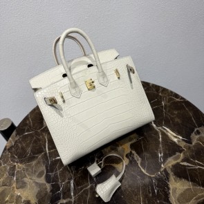 실사 [에르메스] 엘리게이터 버킨 백 HERMES BIRKIN20 SELLIER