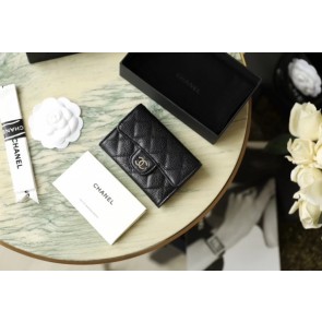[샤넬] 캐비어 반지갑