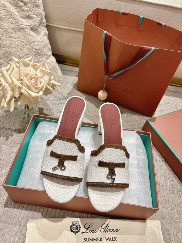 [로로피아나] 스웨이드 슬리퍼