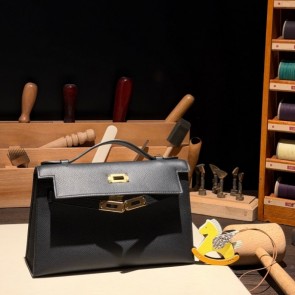 [에르메스] 앱송 켈리 포쉐트 Epsom Kelly Pochette